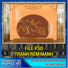 file psd tranh rem manh 2023